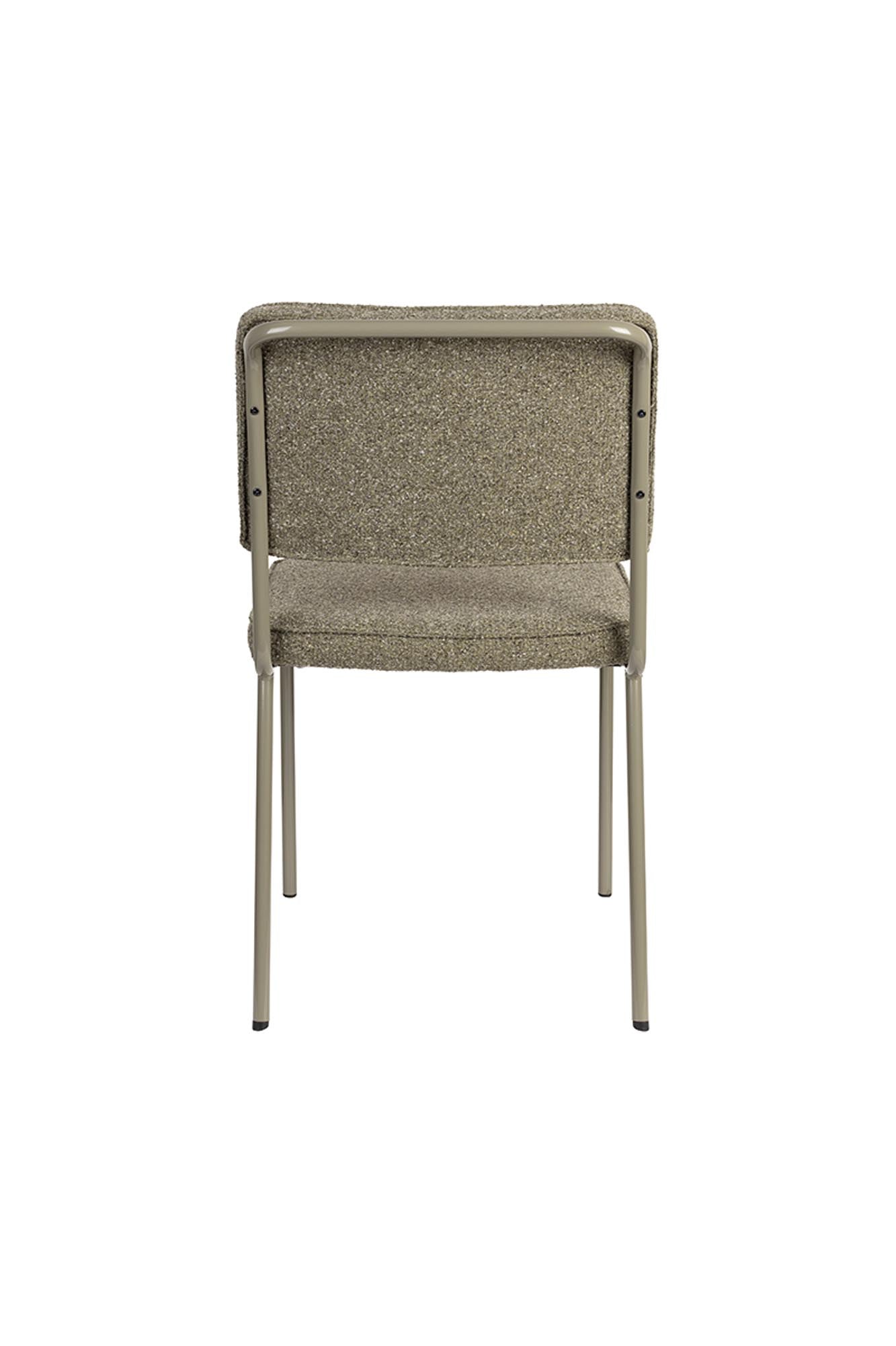 Moderner Buddy Stuhl von Zuiver mit stilvollem Design und komfortabler Polsterung, ideal für zeitgemäße Wohnräume.
