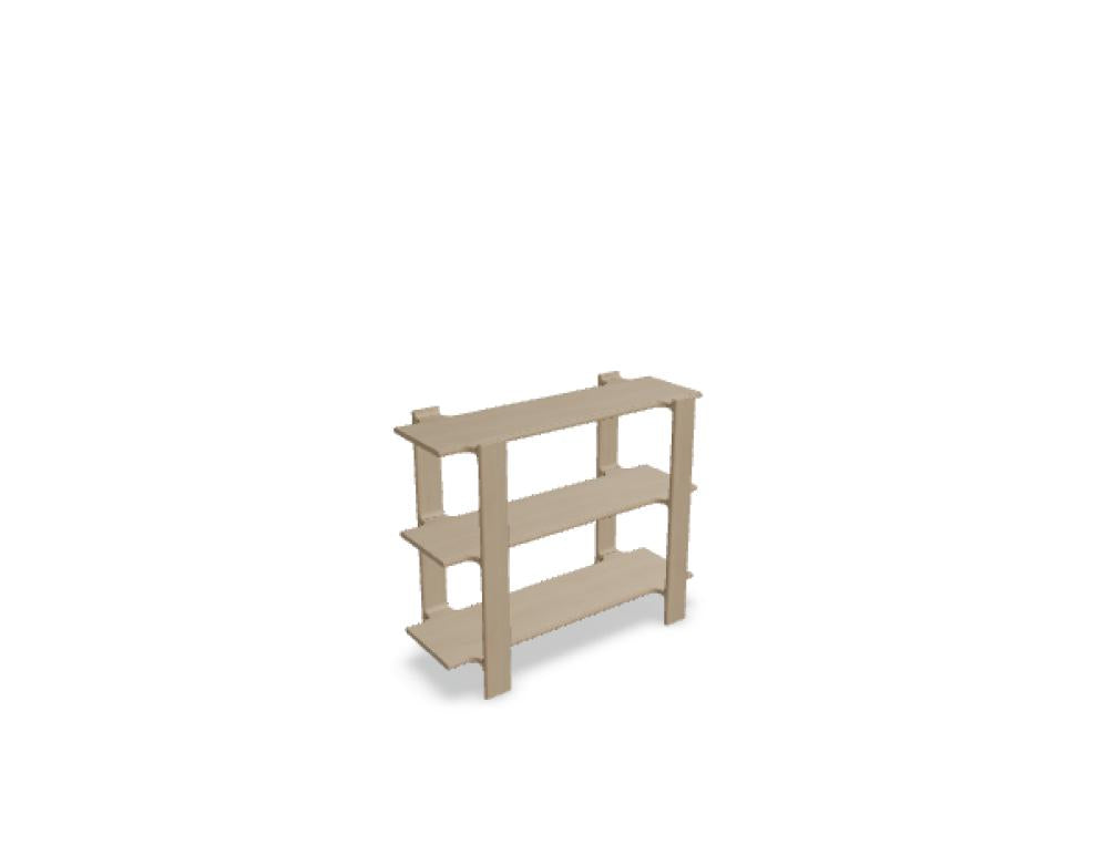 Ligo LGB1189 - Holz-Regal in Eiche Natur präsentiert im Onlineshop von KAQTU Design AG. Standregal ist von Tamo