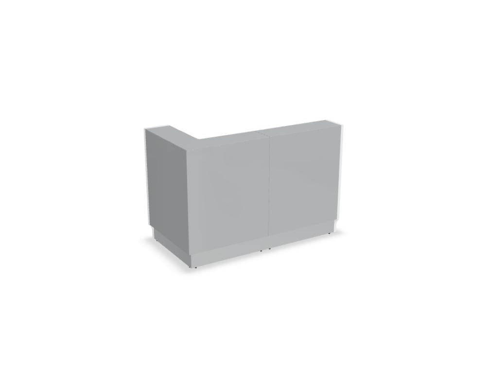 Linea LIN37L - modulare Empfangstheke in  präsentiert im Onlineshop von KAQTU Design AG. Empfangsdesk ist von Mdd