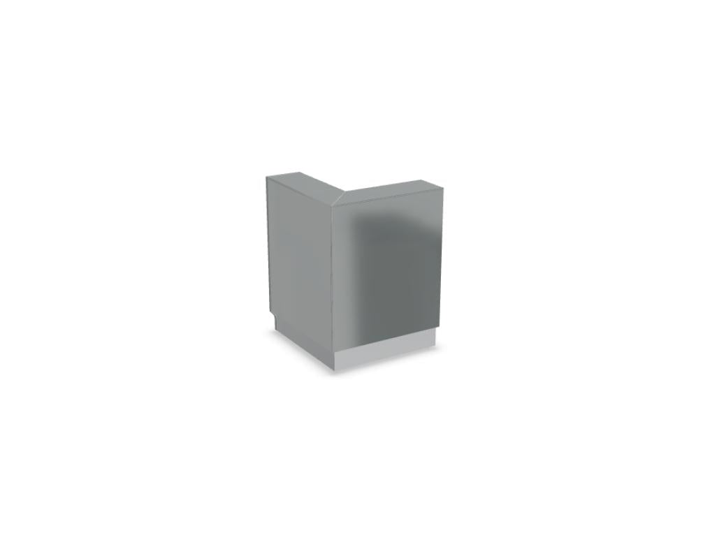 Linea LIN3P - in  präsentiert im Onlineshop von KAQTU Design AG. Empfangsdesk ist von Mdd