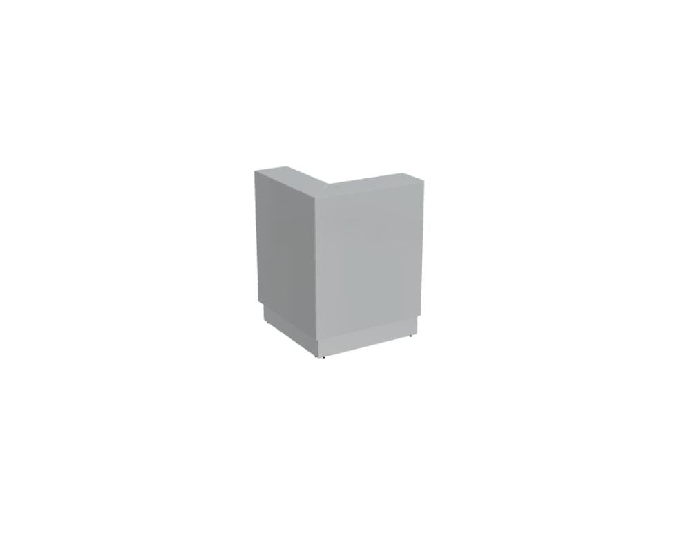 Linea LN91 - modulare Empfangstheke in  präsentiert im Onlineshop von KAQTU Design AG. Empfangsdesk ist von Mdd