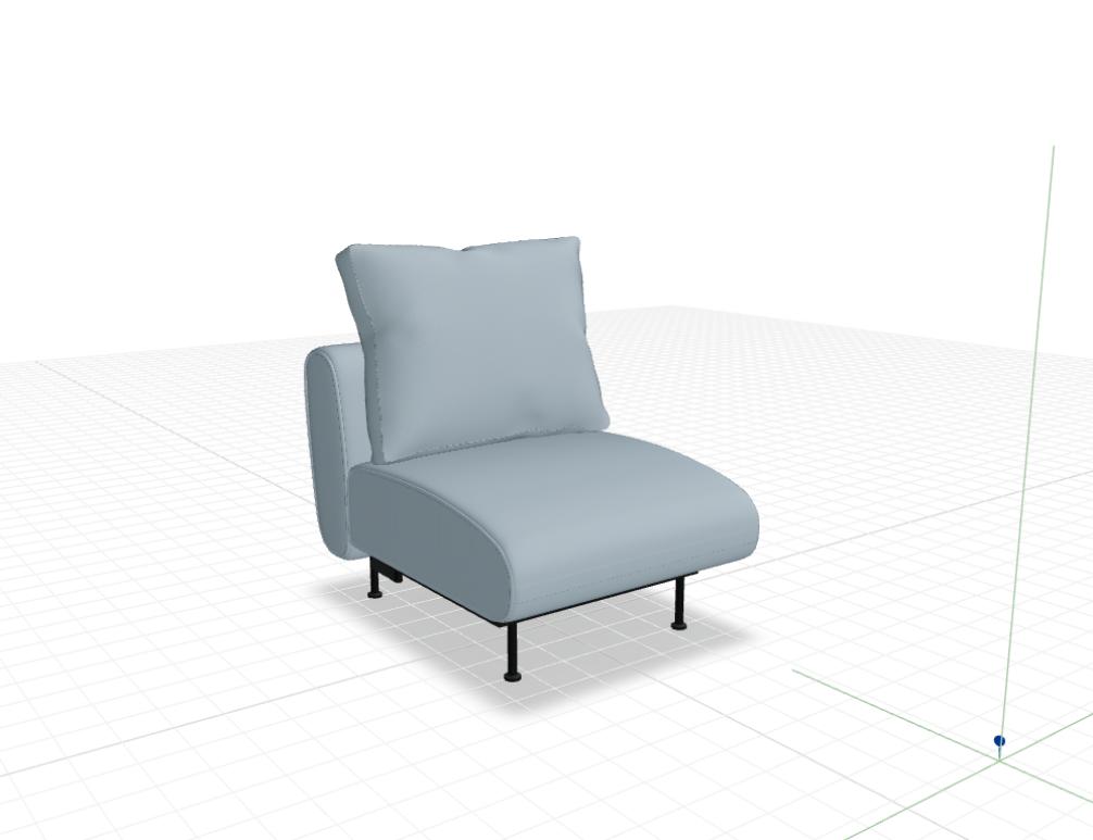 Lotus LTS01 - Sessel in Weiss präsentiert im Onlineshop von KAQTU Design AG. Sessel ist von Mdd