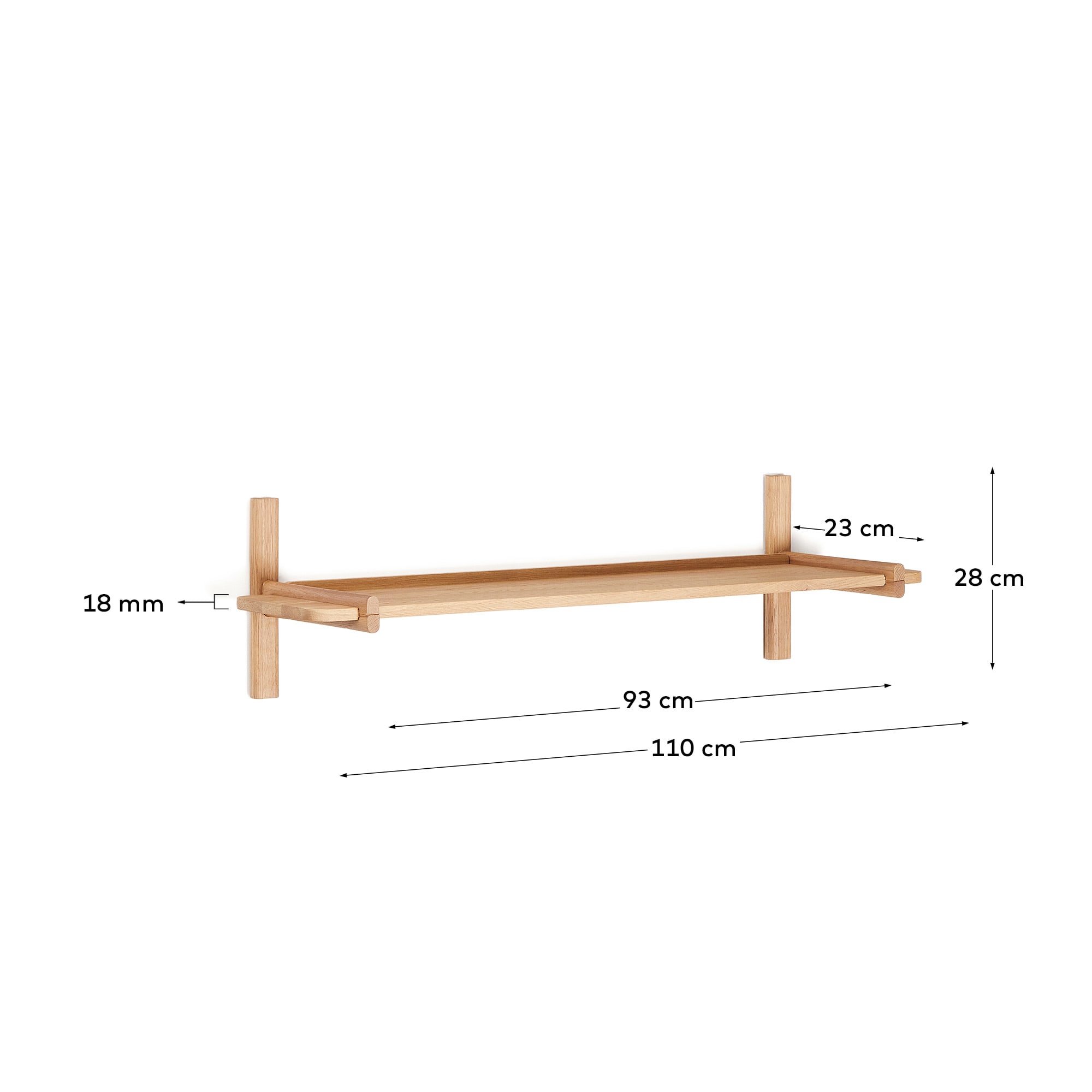 Entdecke das Sitra Regalbrett aus hochwertigem Eichenholz. Modular, nachhaltig und ideal für stilvolle Akzente in jedem Raum.