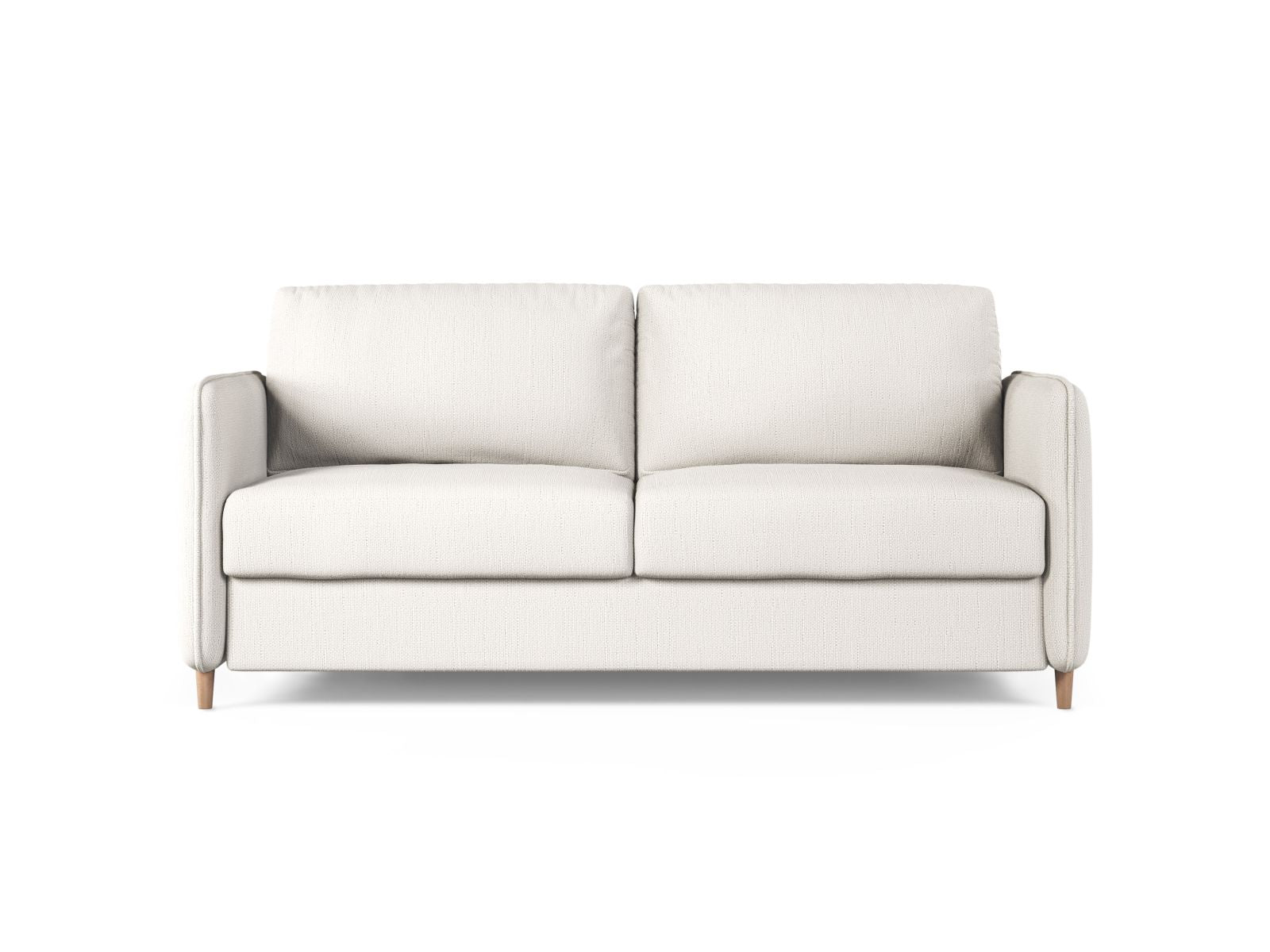 3-Sitzer Sofa mit Schlaffunktion Simo in White-Babel präsentiert im Onlineshop von KAQTU Design AG. Bettsofa ist von Micadoni