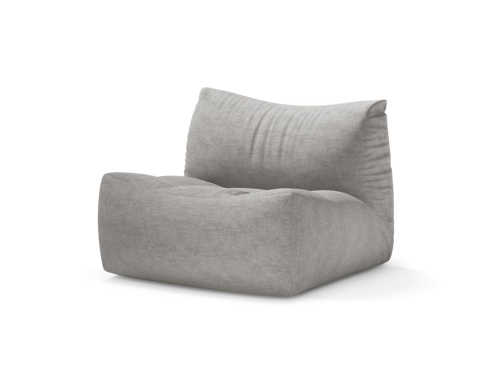 Eleganter 1-Sitzer Sessel Tove in hellem Grau, ideal für stilvolle Wohnräume, präsentiert von Micadoni.
