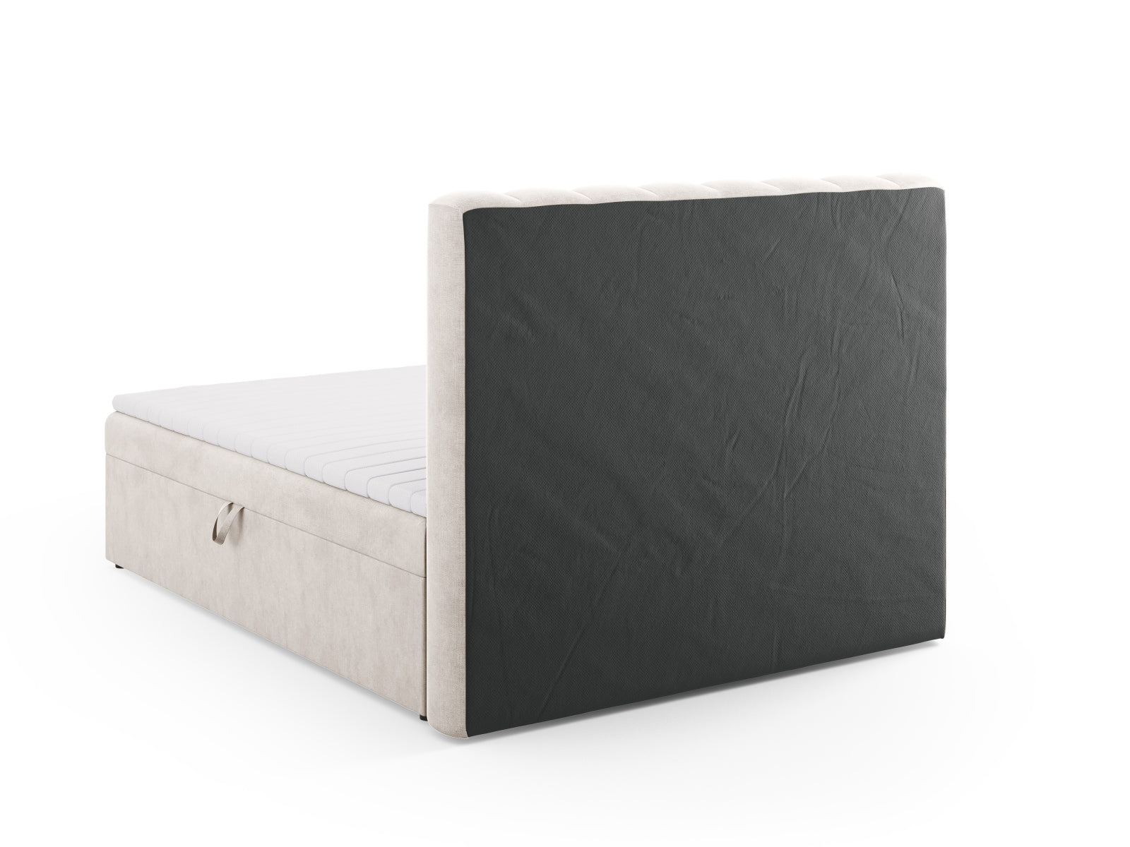 Stilvolles Kelp Boxspringbett Set von Micadoni, inklusive Kopfteil, Boxspring, Matratze und Topper für optimalen Komfort und Schlafqualität.