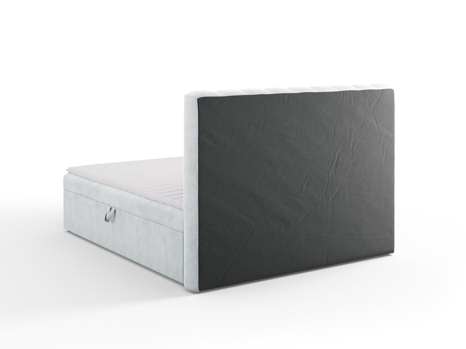 Elegantes Kelp Boxspringbett Set von Micadoni, bestehend aus Kopfteil, Boxspring, Matratze und Topper für erholsamen Schlaf.
