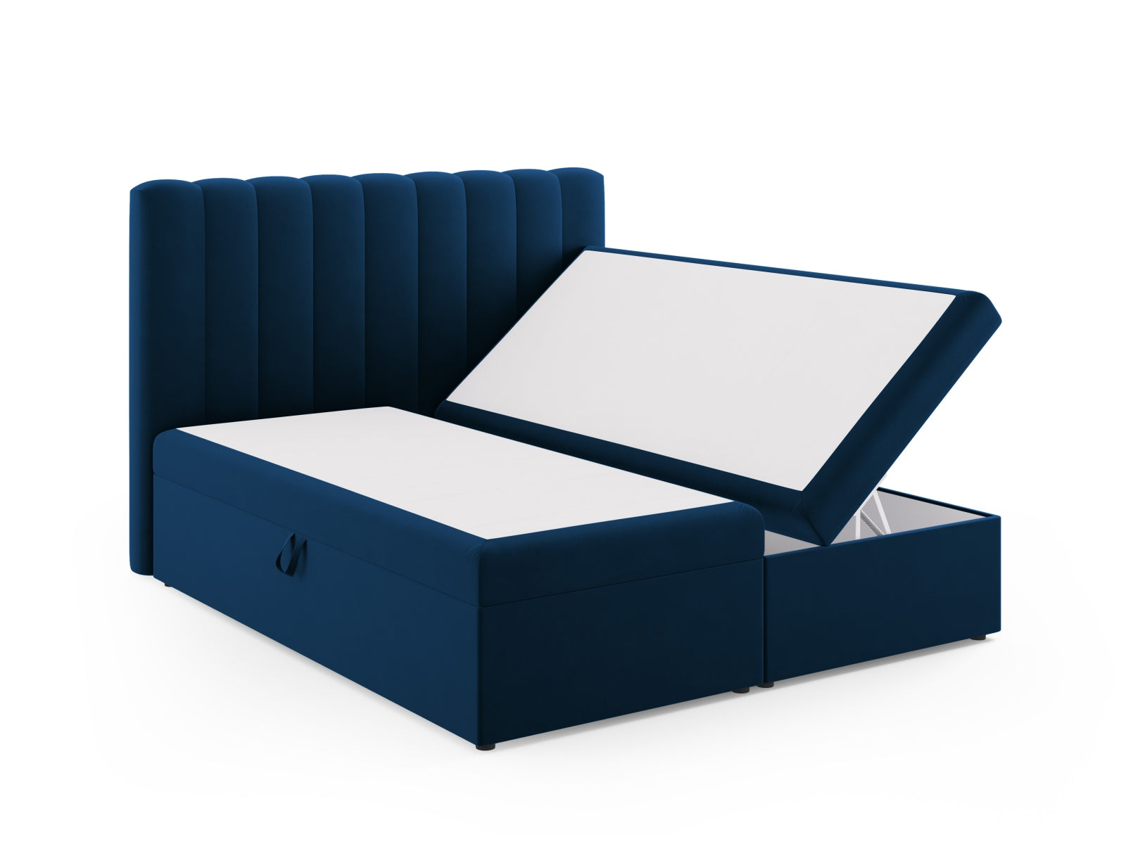 Stilvolles Kelp Boxspringbett Set von Micadoni, inklusive Kopfteil, Boxspring, Matratze und Topper für optimalen Komfort und Schlafqualität.