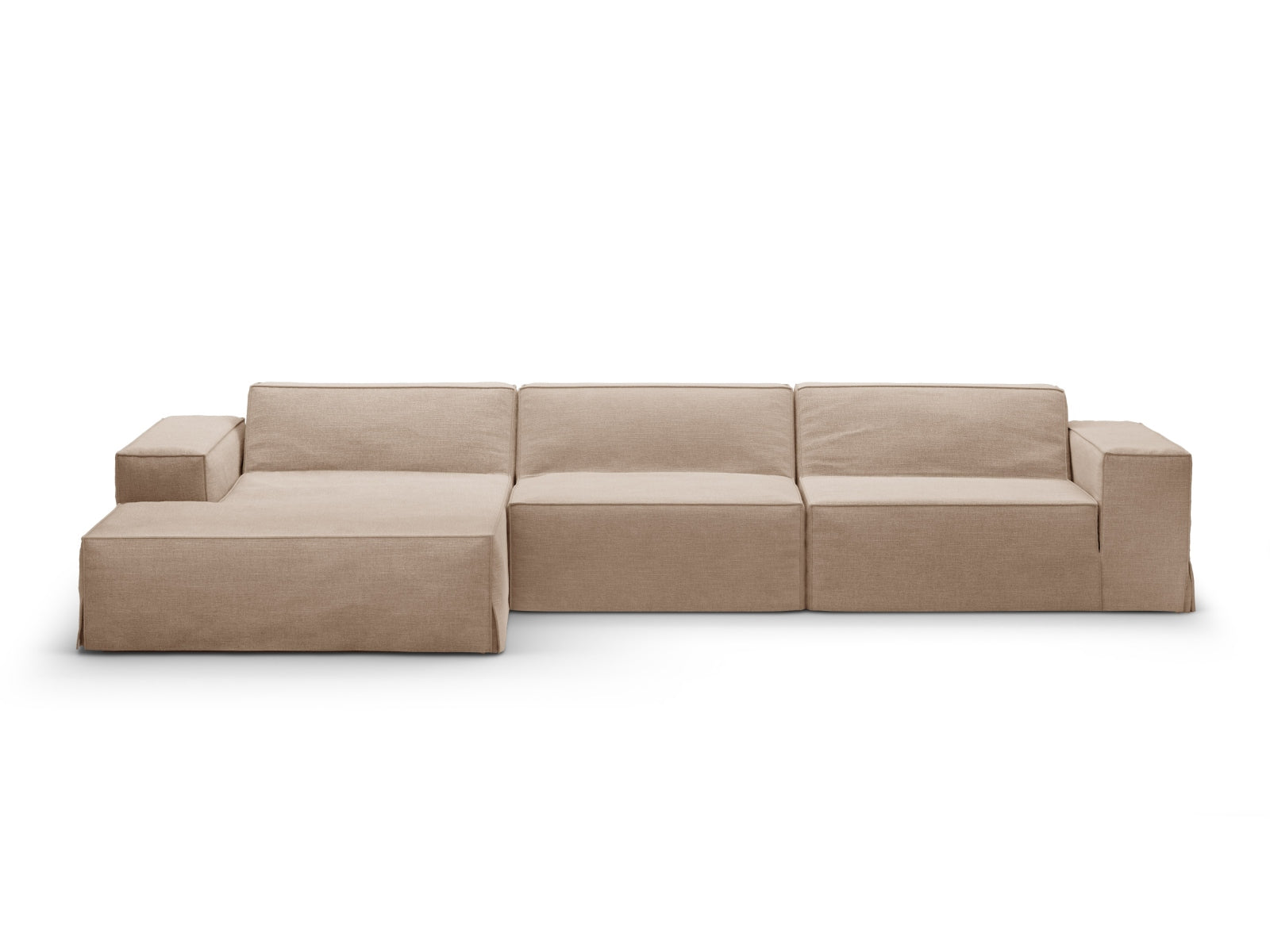 Jodie Cover für Ecksofa links in Sand-LINS präsentiert im Onlineshop von KAQTU Design AG. L-Sofa links ist von Micadoni