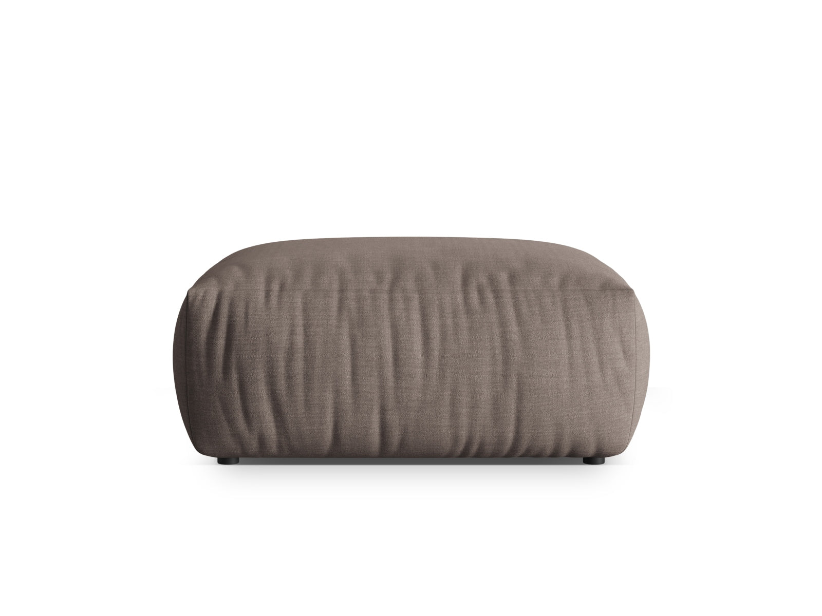 Chris Pouf 1 Sitzer in Warm grey-LINS präsentiert im Onlineshop von KAQTU Design AG. Modulares Sofa ist von Micadoni