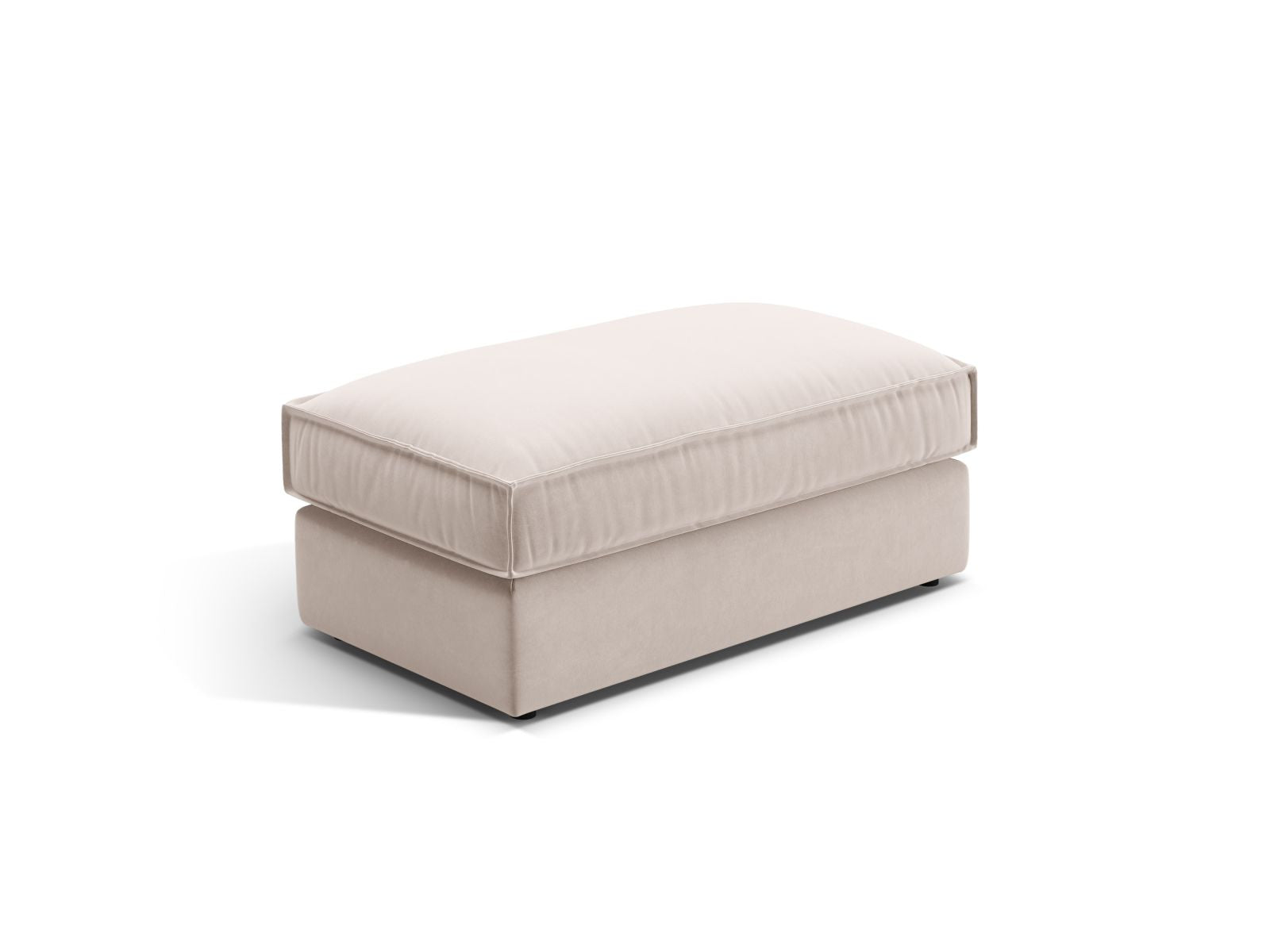 Stylischer 1-Sitzer Pouf Pola in sanftem Beige, perfekt für entspannte Momente und geschmackvolle Einrichtung. Hochwertige Qualität von Micadoni.