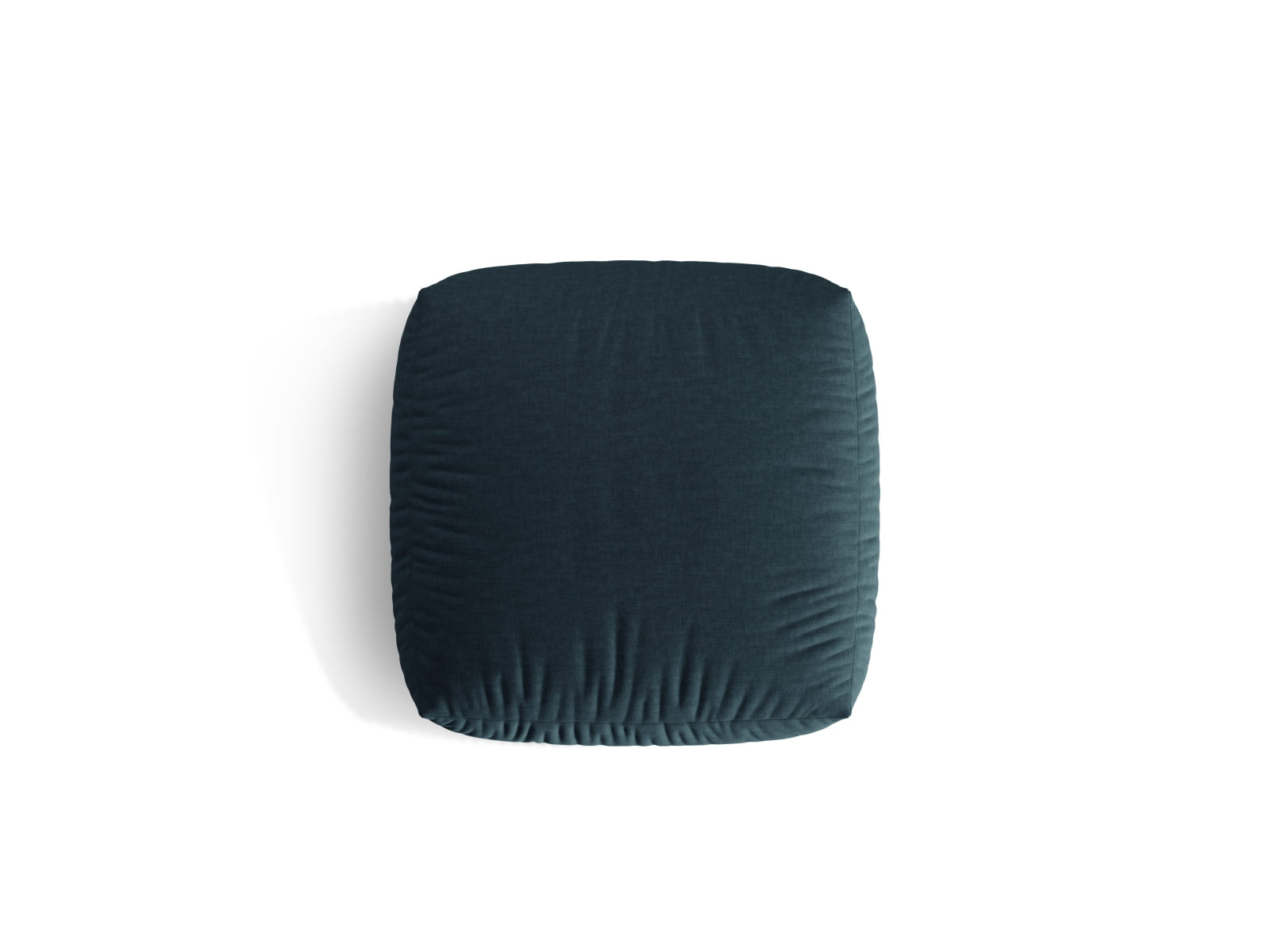 Moderner Martina Pouf in Large, perfekt als zusätzlicher Sitzplatz, im ansprechenden Blue Jeans-Boston Stil von Micadoni.