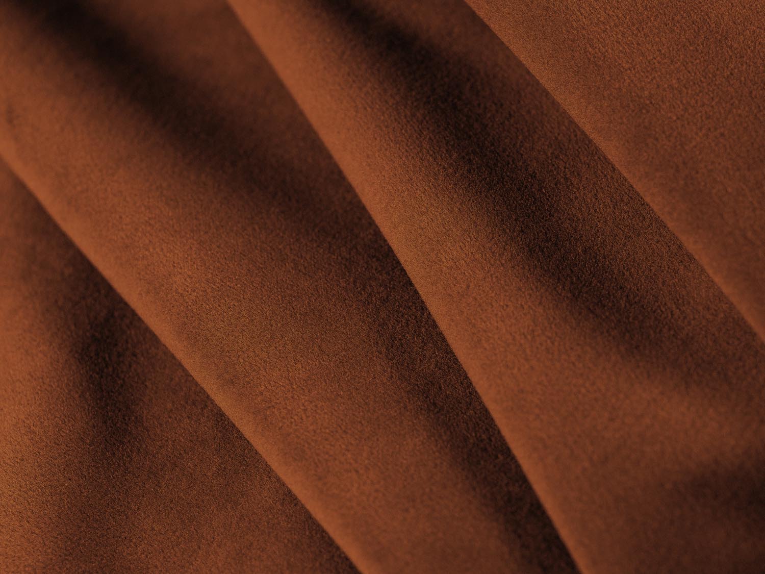 Modulares 6-Sitzer Ecksofa in sanftem Terracotta, perfekt für gemütliche Wohnzimmer, entworfen von Micadoni.