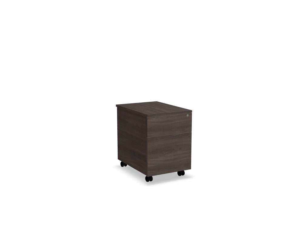 Mito MIT120 - Bürocontainer in Bernsteineiche präsentiert im Onlineshop von KAQTU Design AG. Korpus ist von Mdd