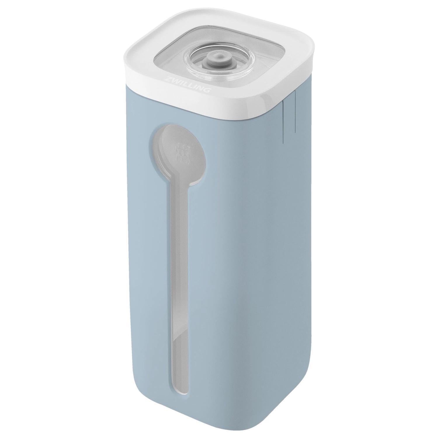 Stylisches, blaues Cube Cover 3S von Zwilling, perfekt für Vakuumboxen. Schützt Ihre Lebensmittel und verlängert deren Haltbarkeit.