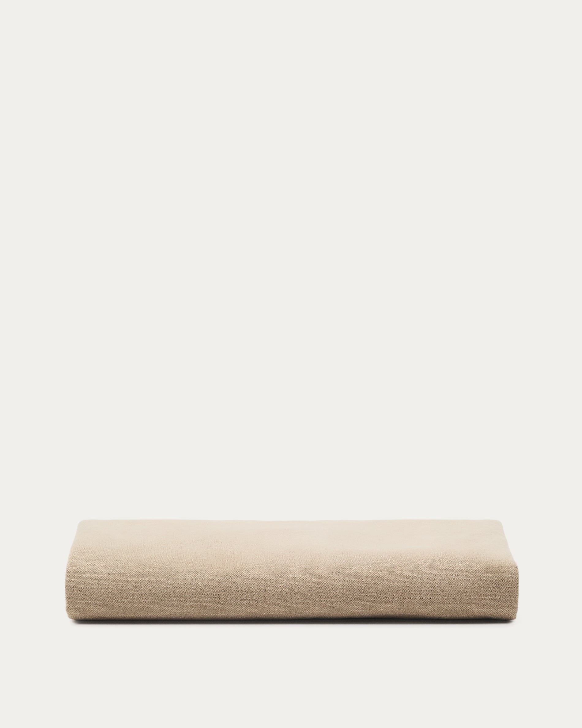 Bezug für Bettgestell Jaira aus Leinen und Baumwolle taupe für eine Matratze von 90 x 200 cm in Taupe präsentiert im Onlineshop von KAQTU Design AG. Zubehör Bett ist von Kave Home