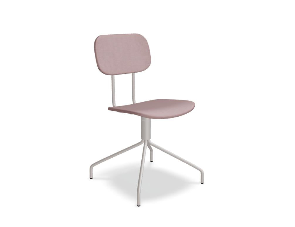 New School N1N07F - gepolsterter Stuhl mit Drehgestell in  präsentiert im Onlineshop von KAQTU Design AG. Drehstuhl ist von Mdd