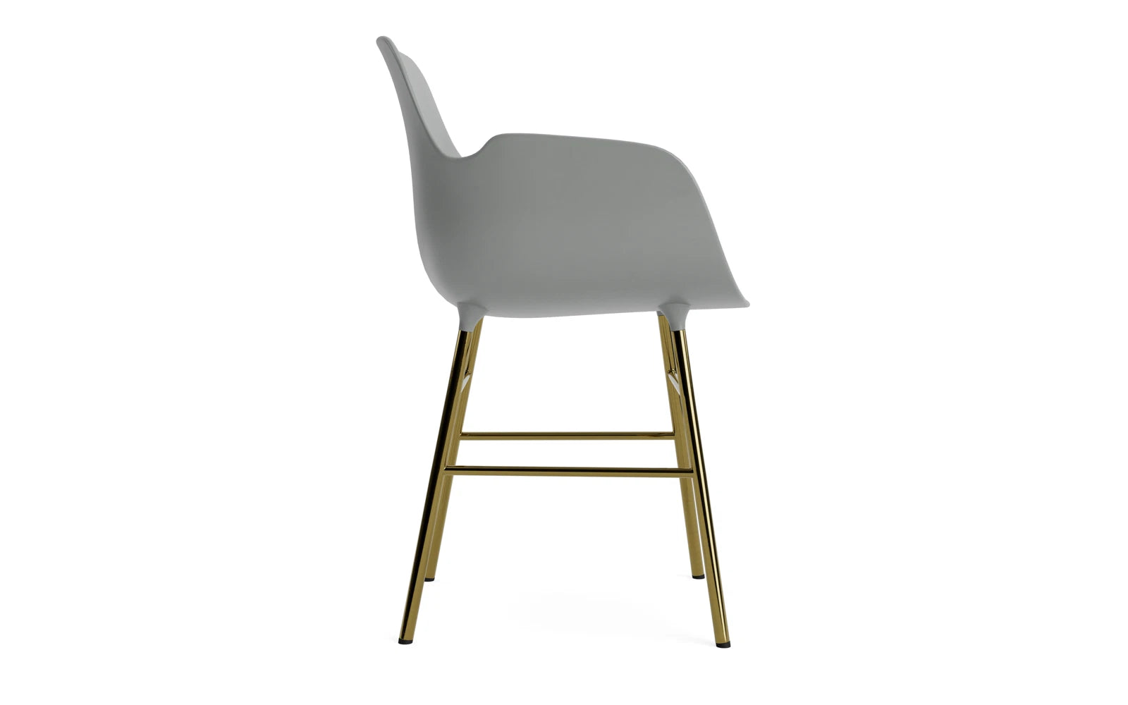 Stylischer Form Armlehnstuhl von Normann Copenhagen, der durch seine geschwungene Form und hochwertige Verarbeitung besticht.