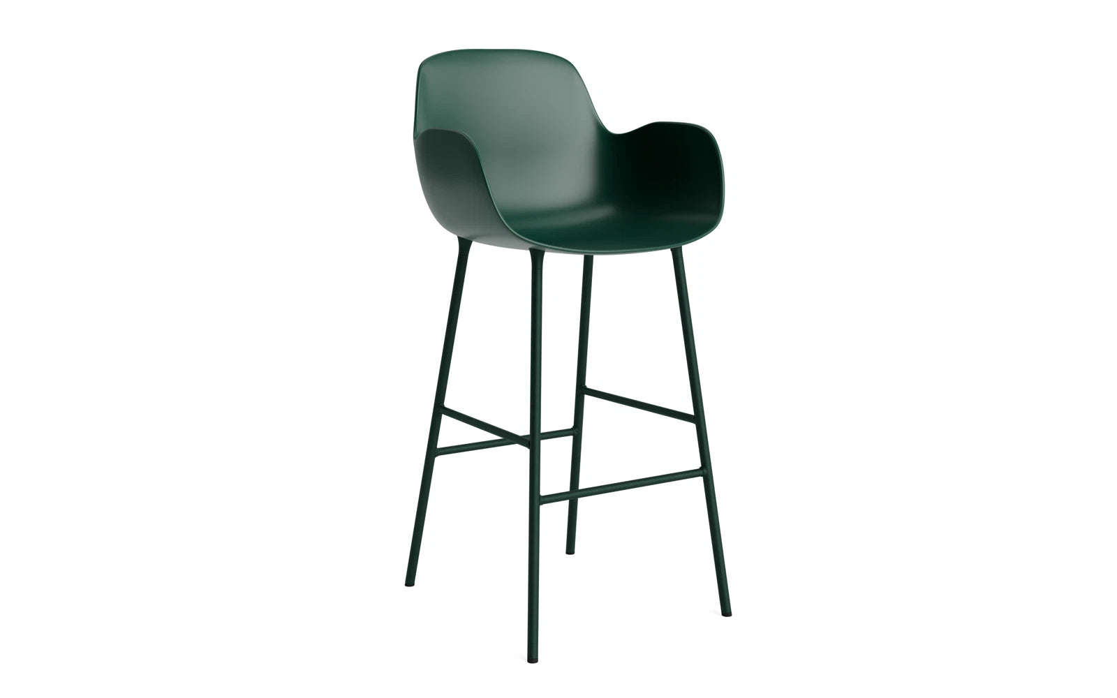 Moderner Barstuhl mit Armlehne von Normann Copenhagen, skandinavisch.