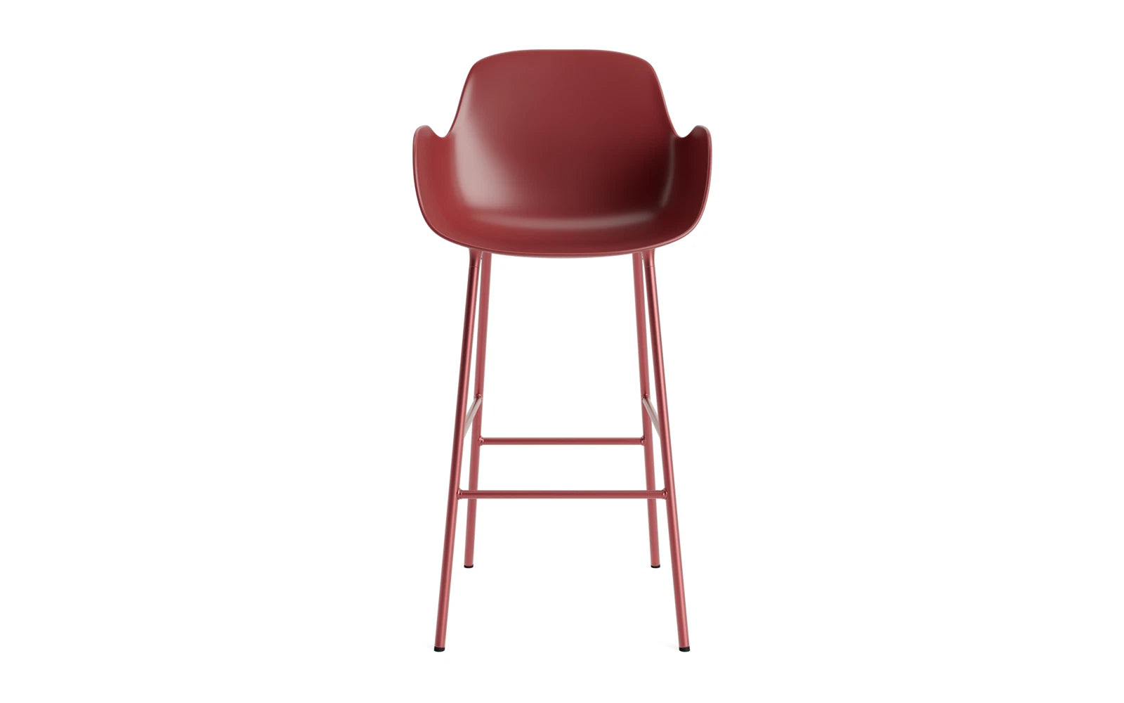 Eleganter Form Barstuhl mit Armlehnen von Normann Copenhagen, perfekt für stilvolle Einrichtungen und gemütliche Barbereiche.