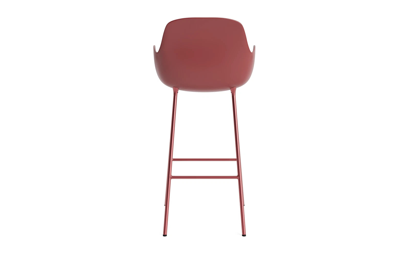Eleganter Form Barstuhl mit Armlehnen von Normann Copenhagen, perfekt für stilvolle Einrichtungen und gemütliche Bar-Atmosphäre.