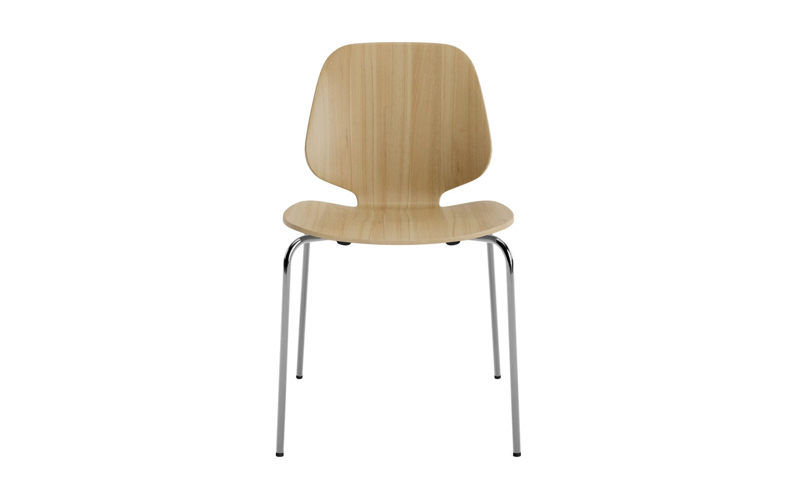 Eleganter My Chair Krom & Eiche von Normann Copenhagen – ein moderner Stuhl, der Komfort und Design harmonisch vereint.