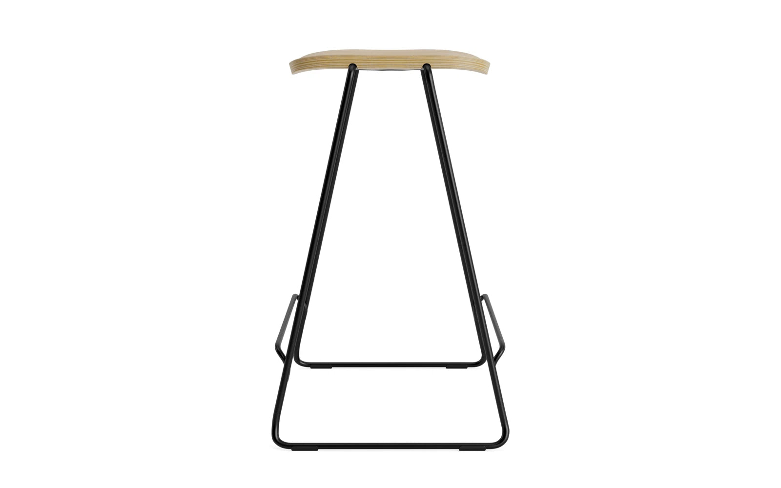 Der Just Barhocker 65 cm von Normann Copenhagen begeistert mit elegantem Eichenholzfurnier und robustem Stahlgestell. Perfekt für jeden Raum!