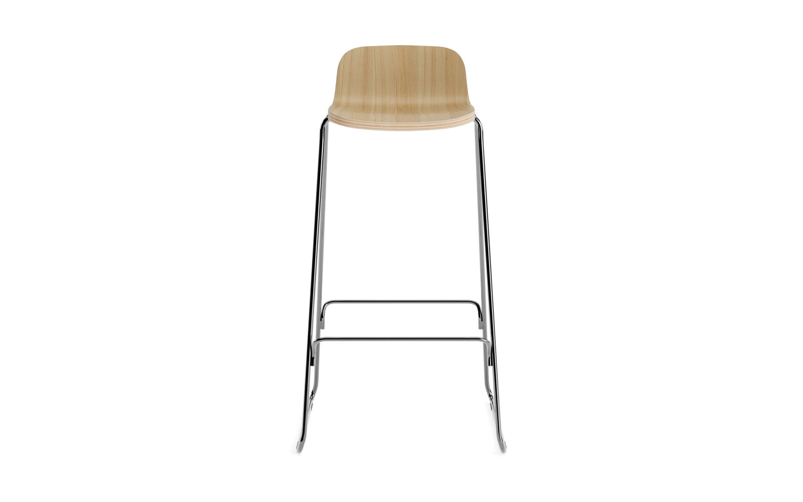 Entdecken Sie den Just Barhocker mit Lehne von Normann Copenhagen – ein stilvolles Möbelstück, das Eleganz und Vielseitigkeit vereint.