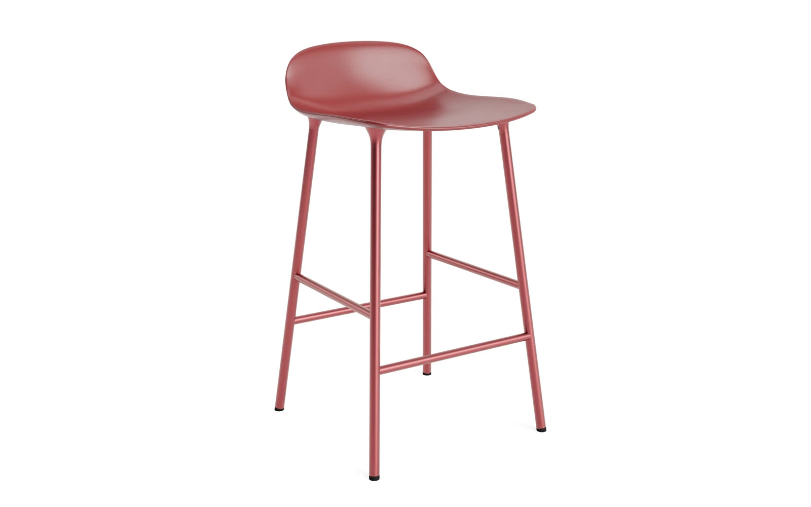 Stylischer Form Barhocker von Normann Copenhagen, perfekt für trendige Bars und Esszimmer, vereint Funktionalität mit ästhetischem Design.