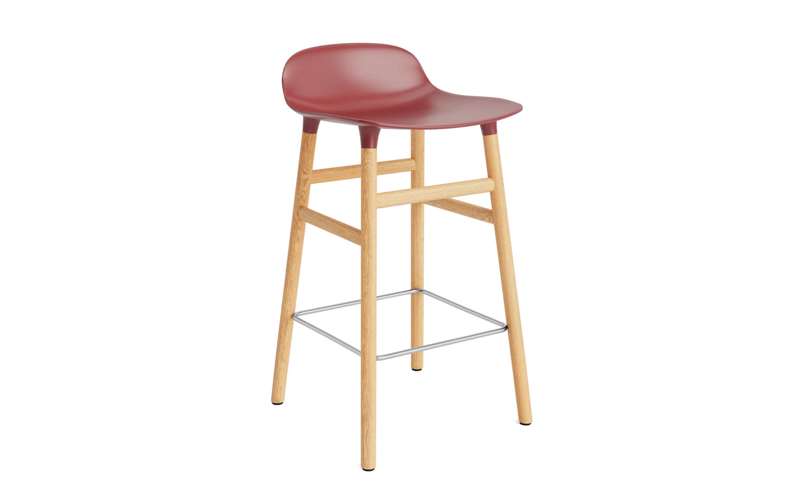 Eleganter Form Barhocker von Normann Copenhagen, ideal für stilvolle Innenräume, vereint Komfort und modernes Design.