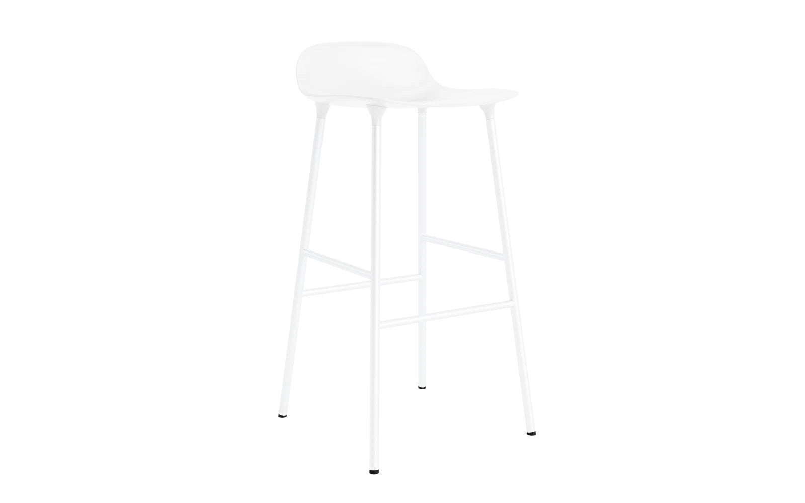 Eleganter Form Barhocker von Normann Copenhagen, perfekt für zeitgemäße Innenräume, vereint Komfort und ästhetisches Design.