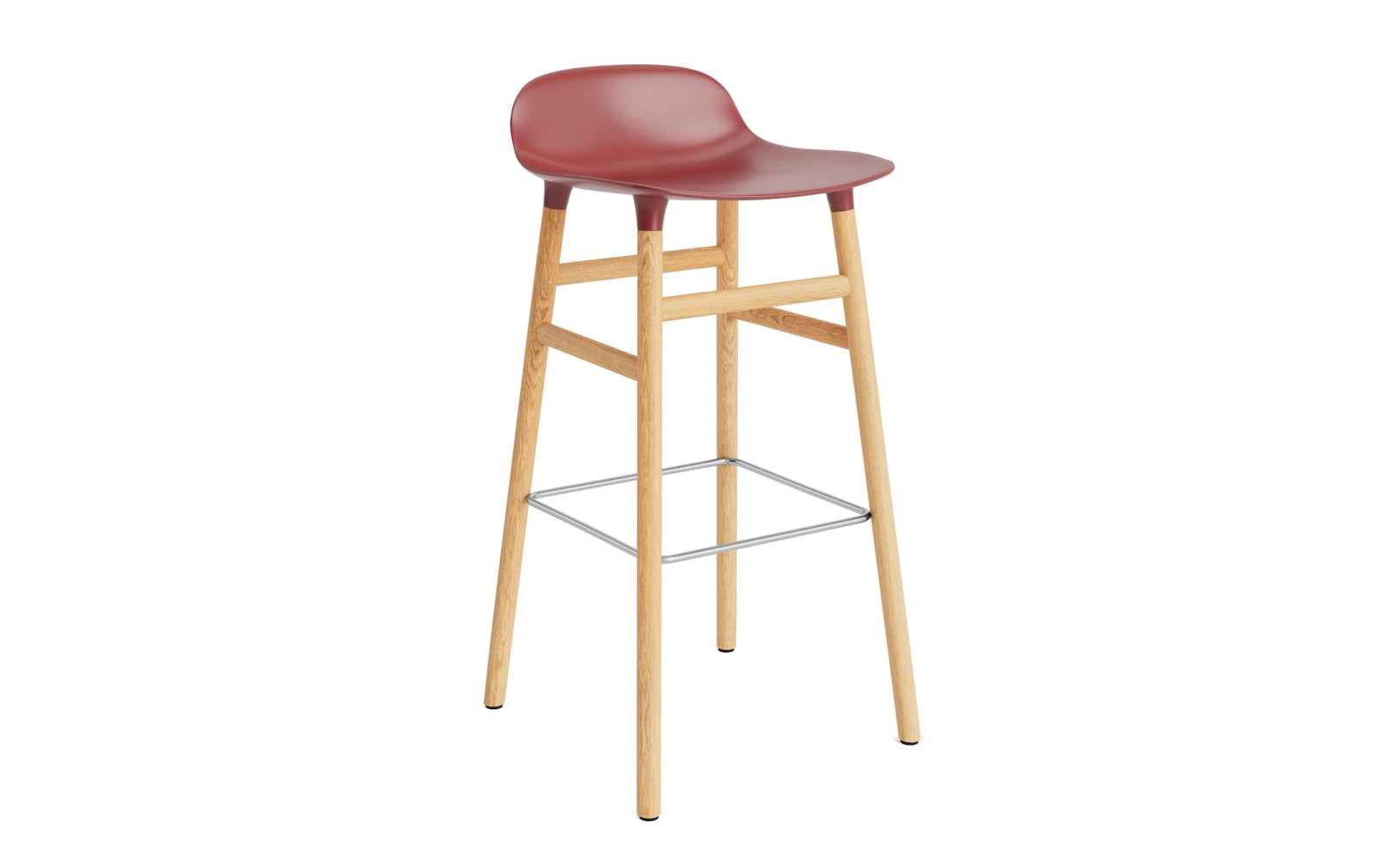 Stylischer Form Barhocker von Normann Copenhagen, ideal für Bars und Küchen, bietet eine harmonische Kombination aus Funktionalität und Ästhetik.
