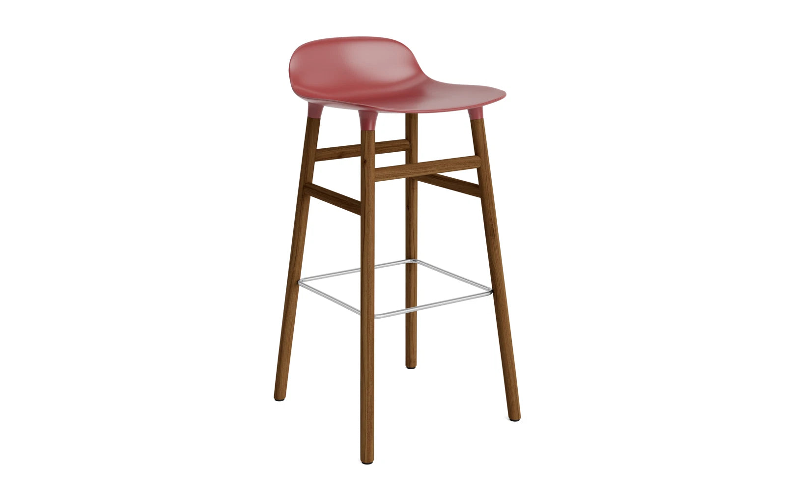 Stylischer Form Barhocker von Normann Copenhagen, ideal für Bars und Küchen, bietet eine harmonische Kombination aus Funktionalität und Ästhetik.