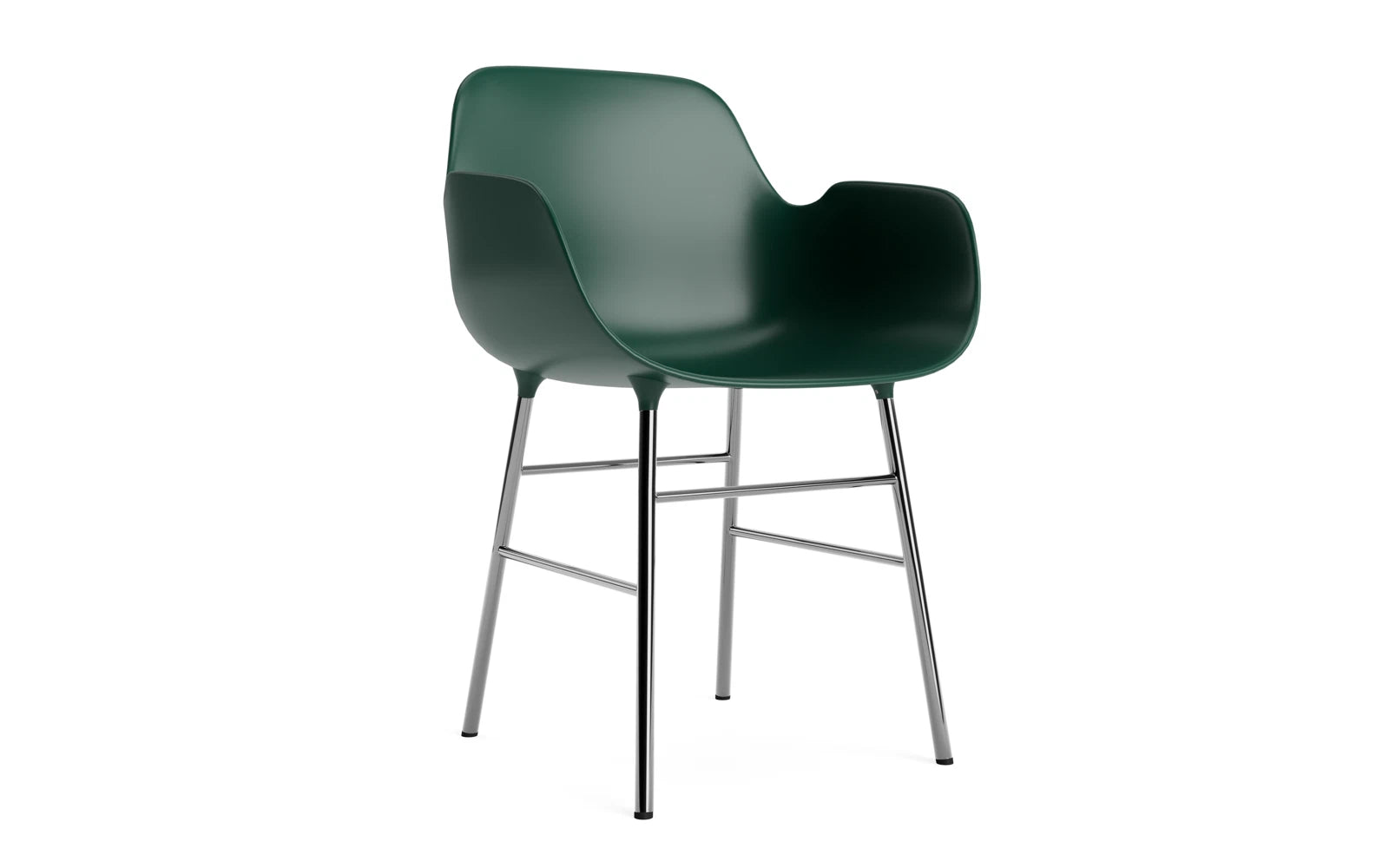 Moderner Armlehnstuhl von Normann Copenhagen, der stilvolles skandinavisches Design und hohen Sitzkomfort harmonisch kombiniert.