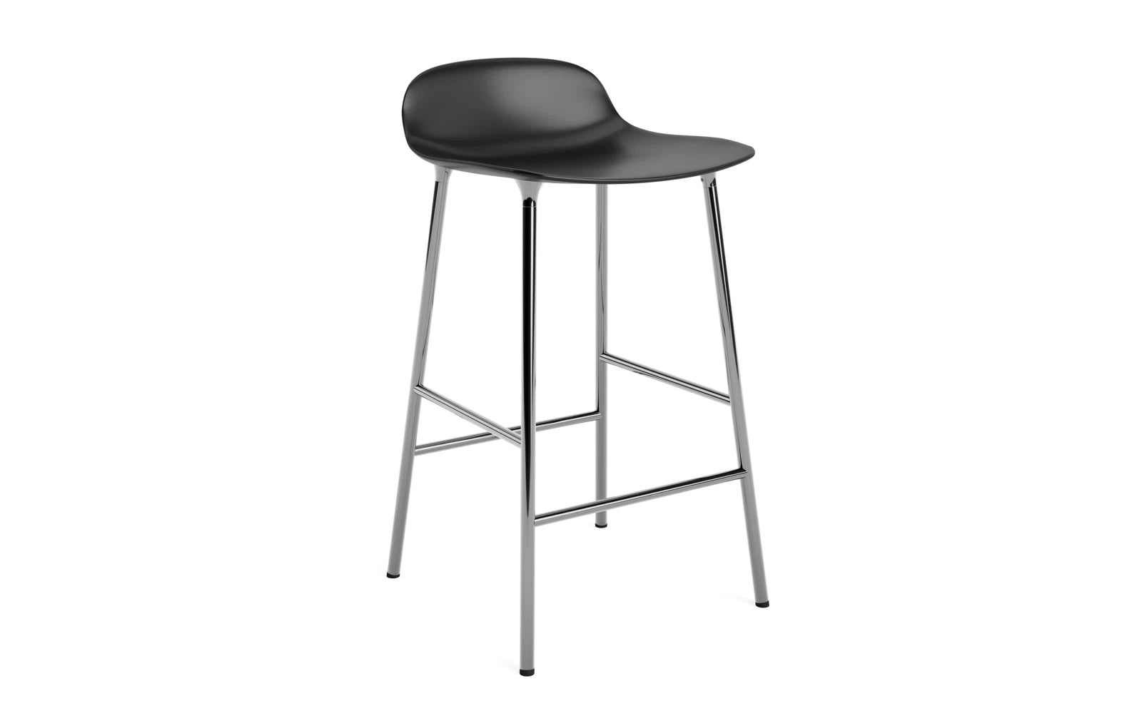 Stylischer Form Barhocker von Normann Copenhagen, perfekt für trendbewusste Wohnräume, vereint Funktionalität und modernes Design.