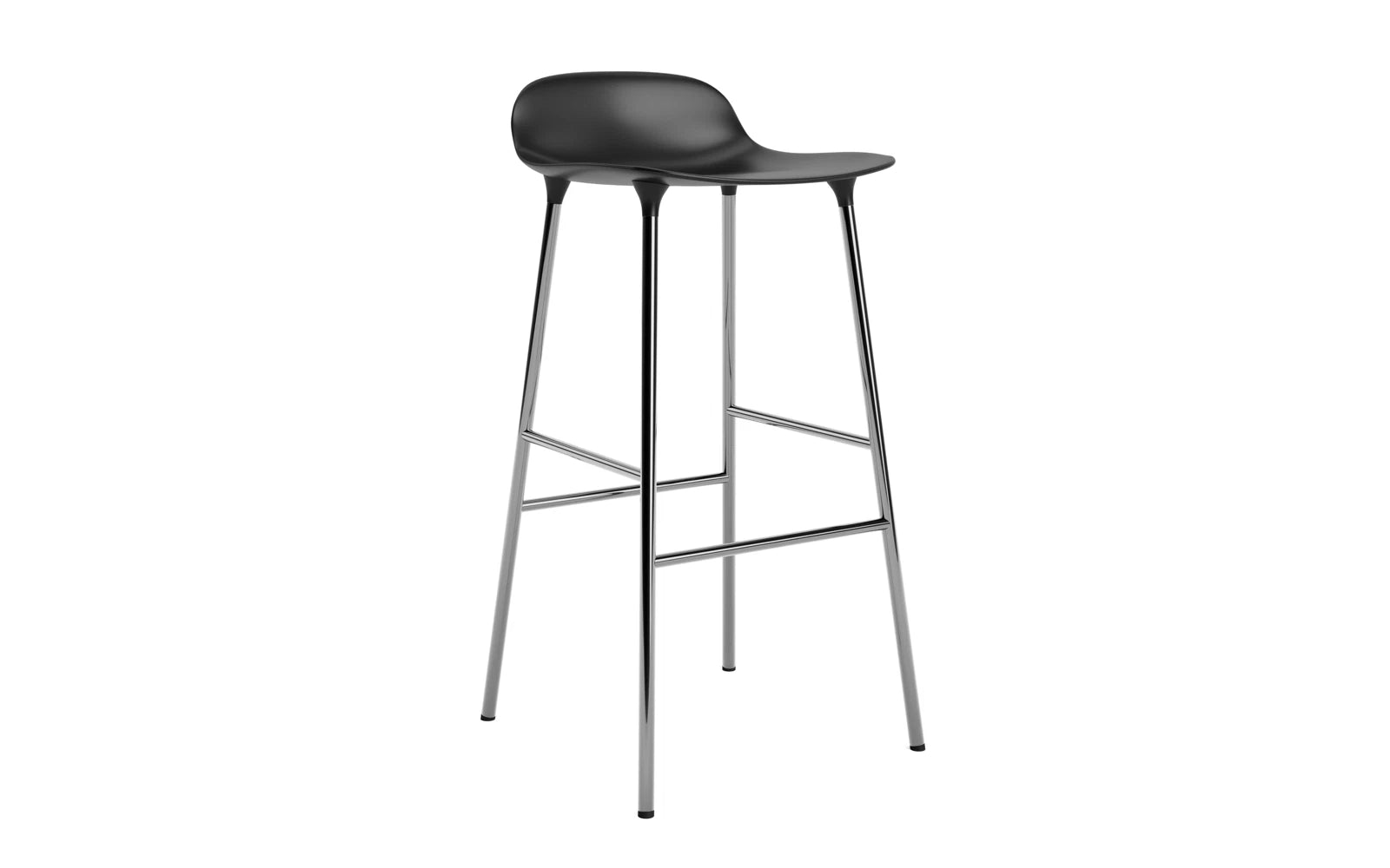 Eleganter Form Barhocker von Normann Copenhagen, perfekt für moderne Wohnräume, vereint Komfort und skandinavisches Design.
