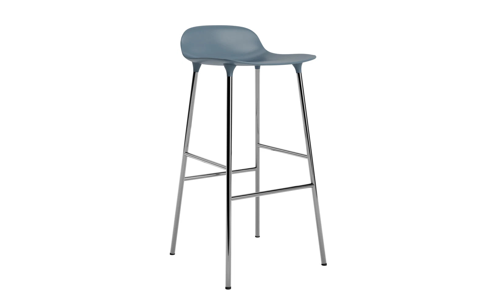 Stylischer Form Barhocker von Normann Copenhagen, ideal für Bars und Küchen, bietet eine harmonische Verbindung von Funktionalität und ästhetischem Design.