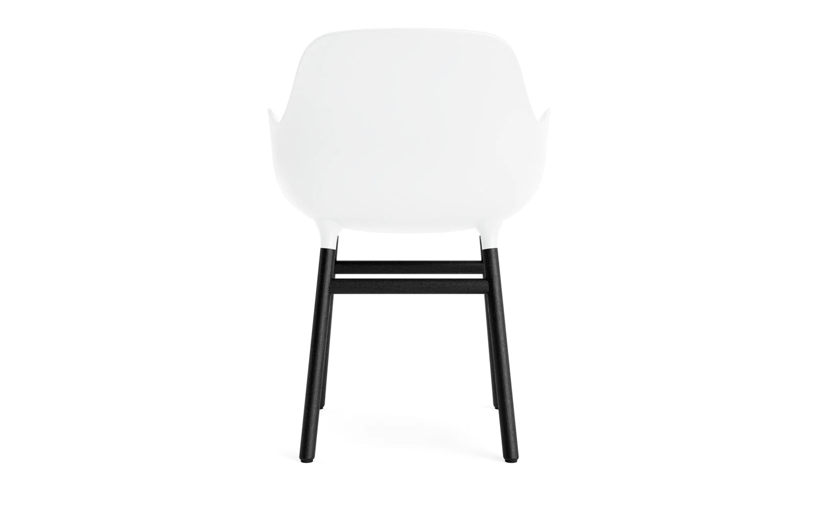 Stylischer Form Armlehnstuhl von Normann Copenhagen, der durch seine geschwungene Form und hochwertige Verarbeitung besticht.