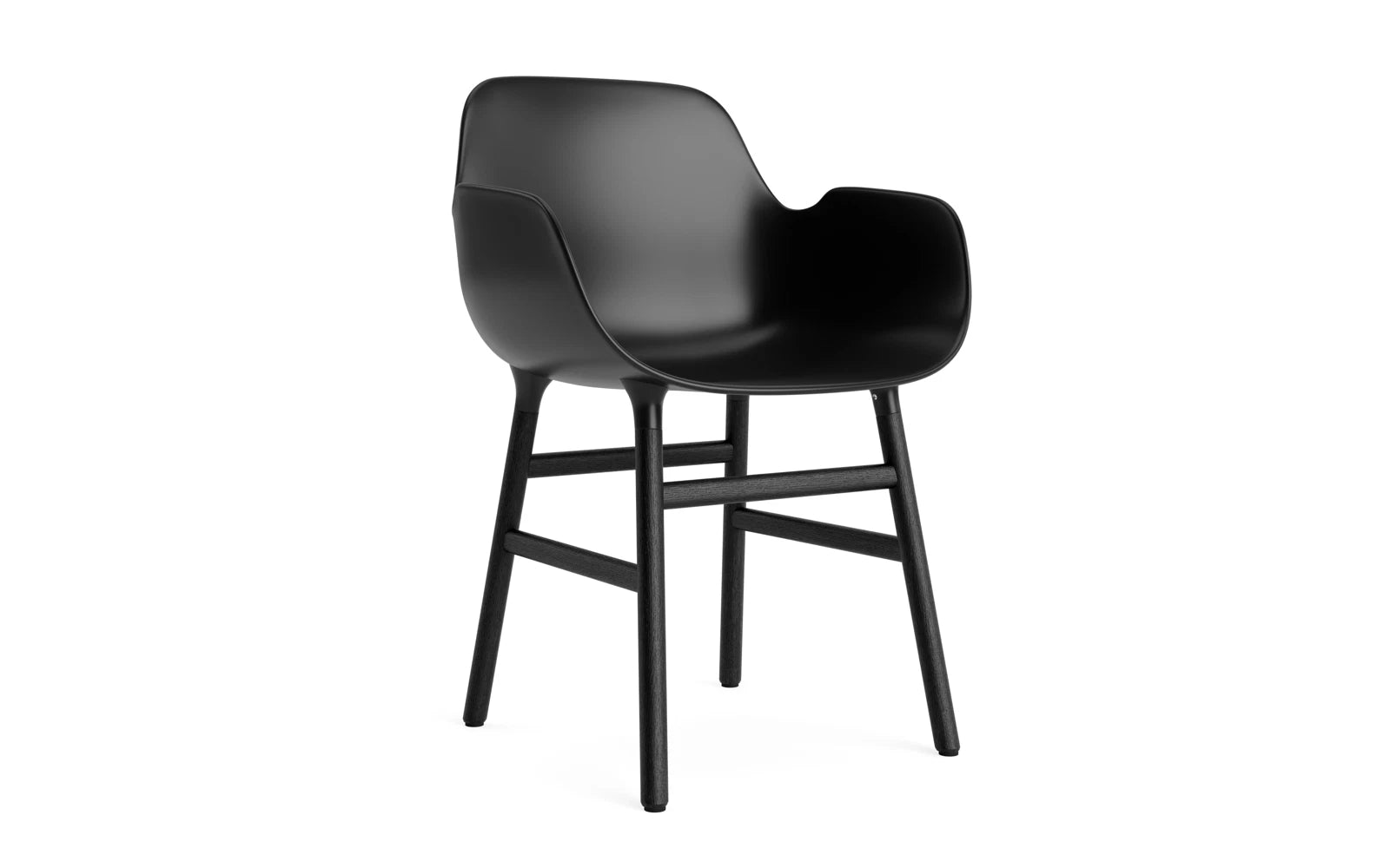 Eleganter Form Armlehnstuhl von Normann Copenhagen, der durch seine geschwungene Form und hochwertige Verarbeitung besticht.