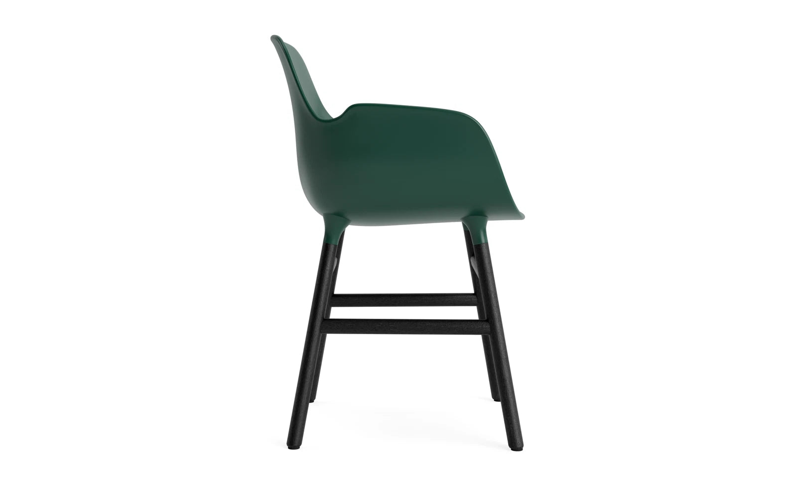 Eleganter Form Armlehnstuhl von Normann Copenhagen, der modernes Design und hohen Komfort für jeden Wohnraum bietet.