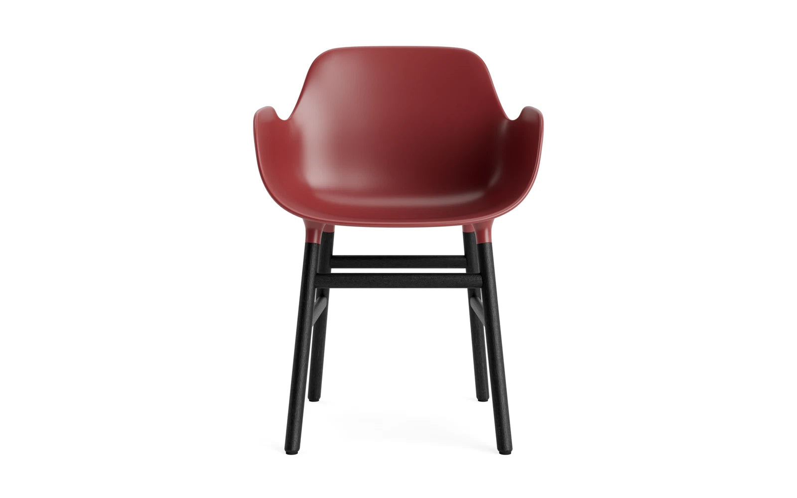 Stylischer Form Armlehnstuhl von Normann Copenhagen, der durch seine geschwungene Form und hochwertige Verarbeitung besticht.