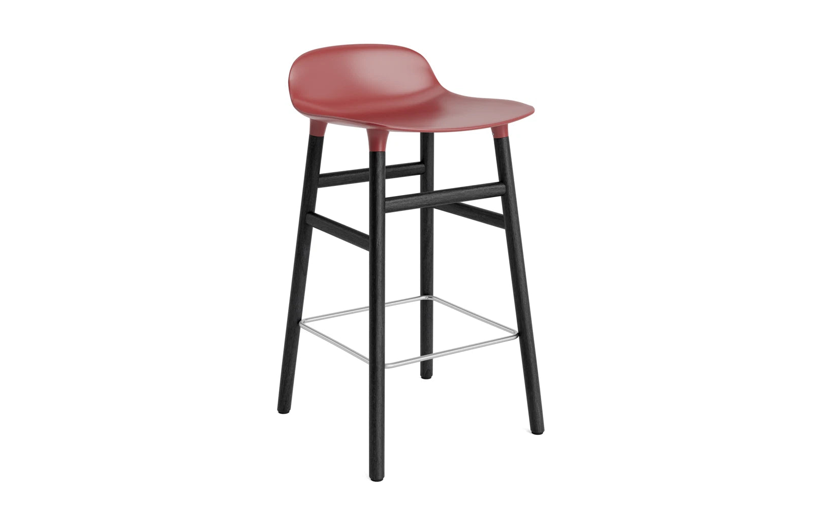 Eleganter Form Barhocker von Normann Copenhagen, ideal für stilvolle Bars und Essbereiche, vereint Komfort und modernes Design.
