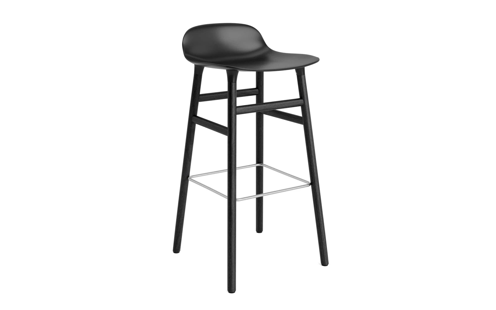 Eleganter Form Barhocker von Normann Copenhagen, perfekt für moderne Wohnräume, vereint Komfort und zeitloses Design.