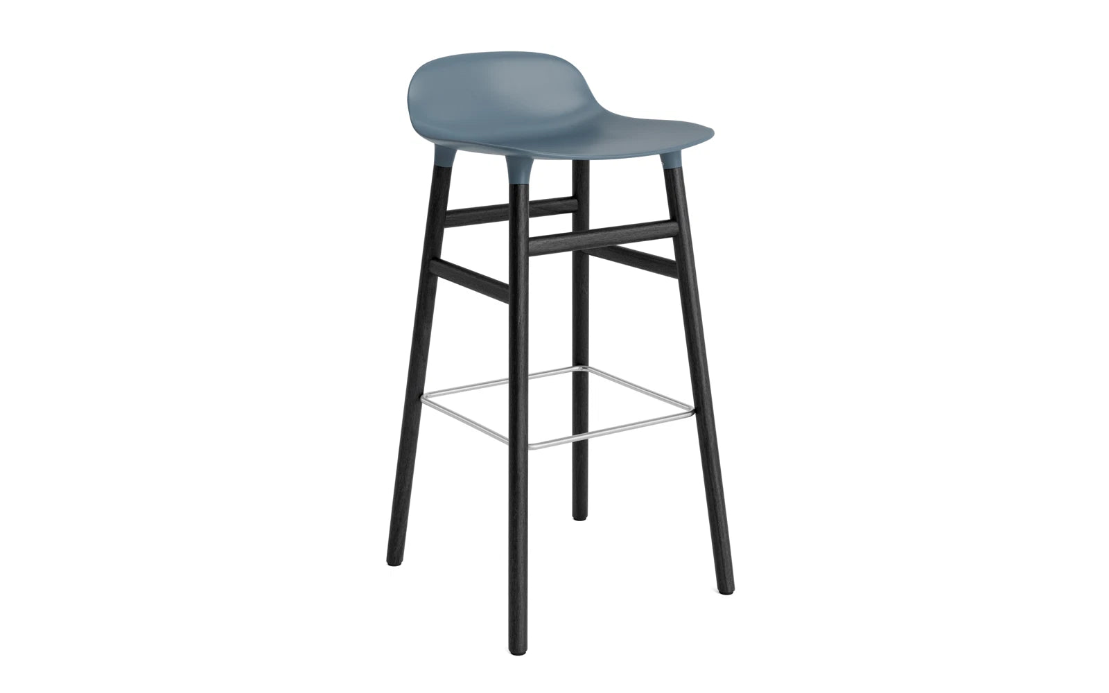 Stylischer Form Barhocker von Normann Copenhagen, ideal für Bars und Küchen, bietet eine harmonische Kombination aus Funktionalität und Ästhetik.