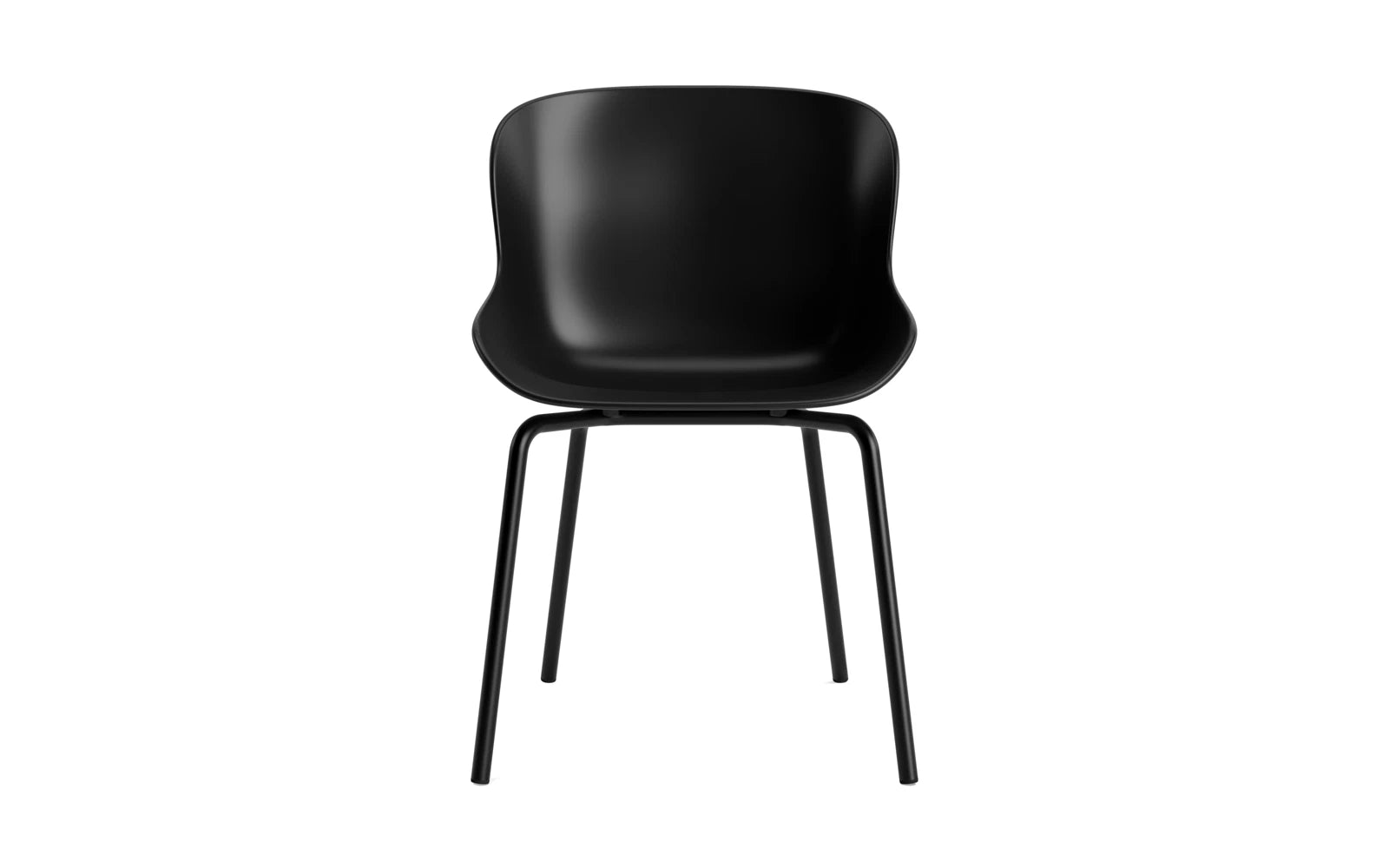 Eleganter Hyg Stuhl von Normann Copenhagen, der durch seine geschwungene Form und hochwertige Verarbeitung besticht, perfekt für stilvolle Interiors.