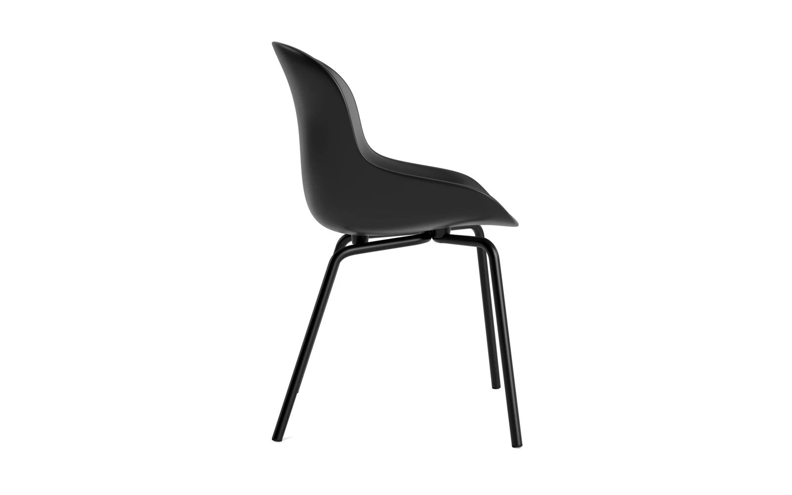 Moderner Hyg Stuhl von Normann Copenhagen, charakterisiert durch seine organische Form und komfortable Sitzfläche, ideal für zeitgemäße Wohnräume.