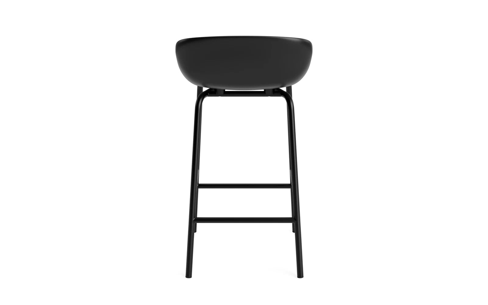 Eleganter Hyg Barhocker von Normann Copenhagen, perfekt für moderne Bars und Küchen, bietet eine harmonische Kombination aus Stil und Bequemlichkeit.