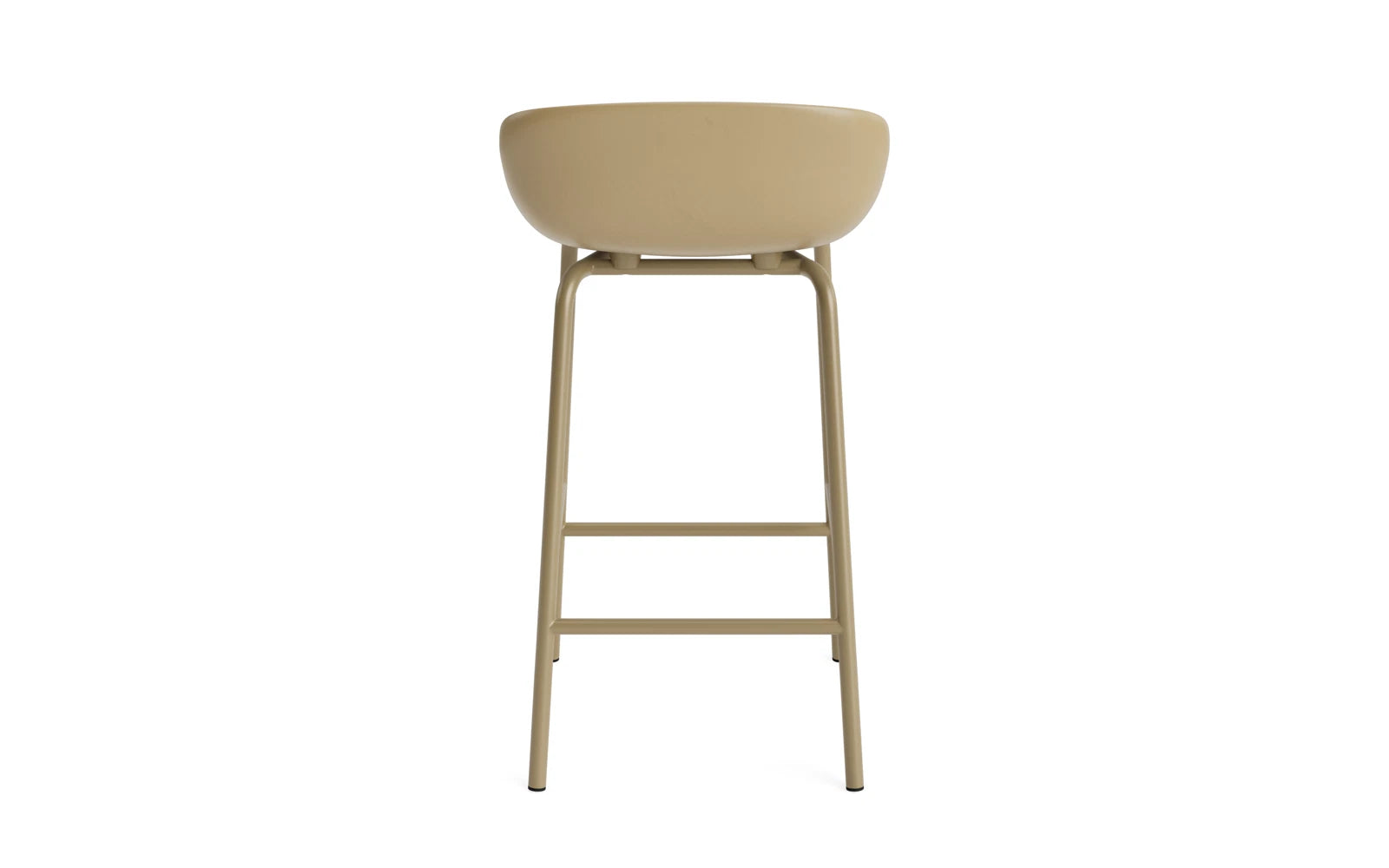 Moderner Hyg Barhocker von Normann Copenhagen in ansprechendem Grau, ideal für stilvolle Bars und zeitgemäße Wohnumgebungen.