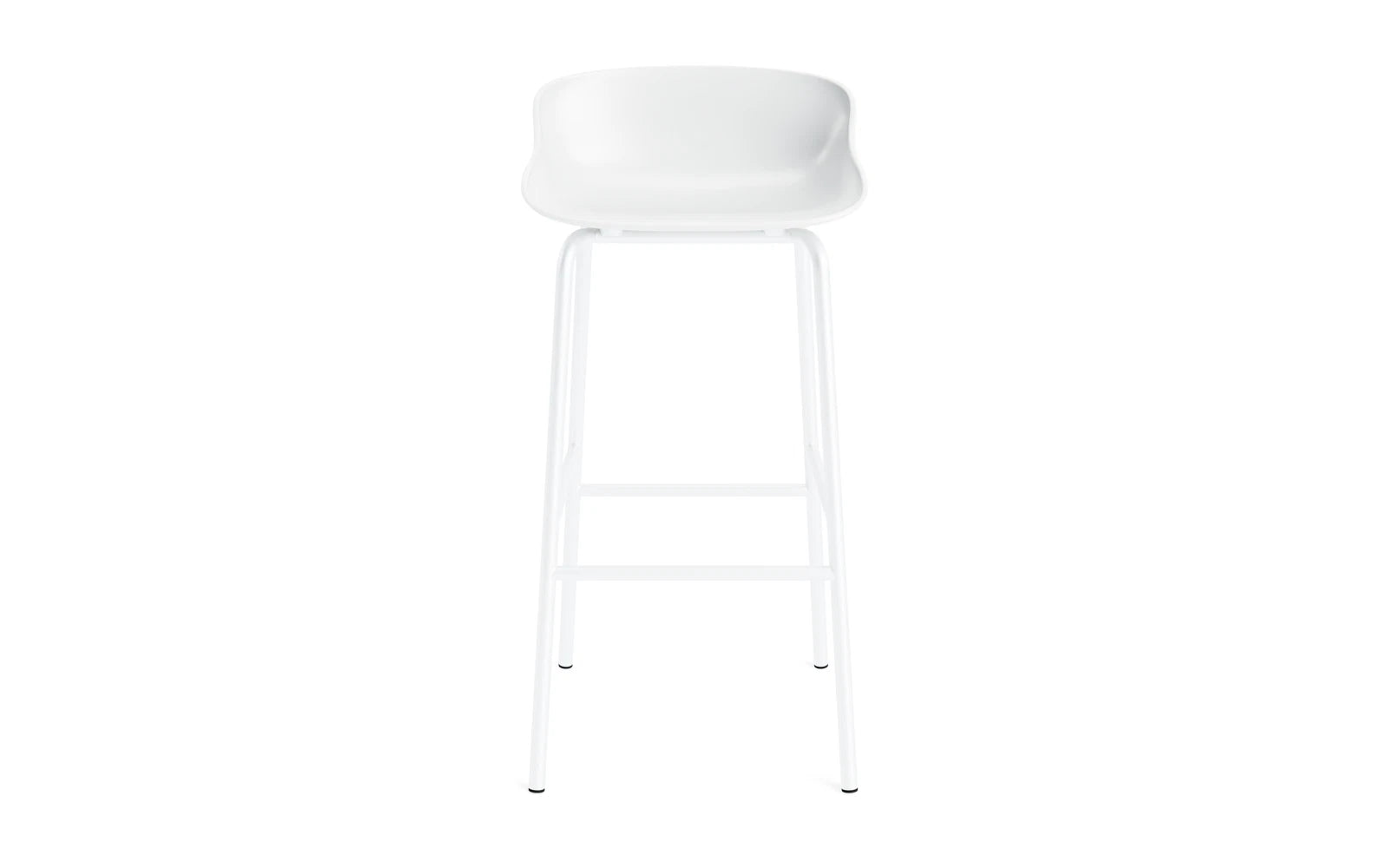 Eleganter Hyg Barhocker von Normann Copenhagen in modernem Grau, ideal für stilvolle Bars und Küchen, vereint Komfort und schlichtes Design.