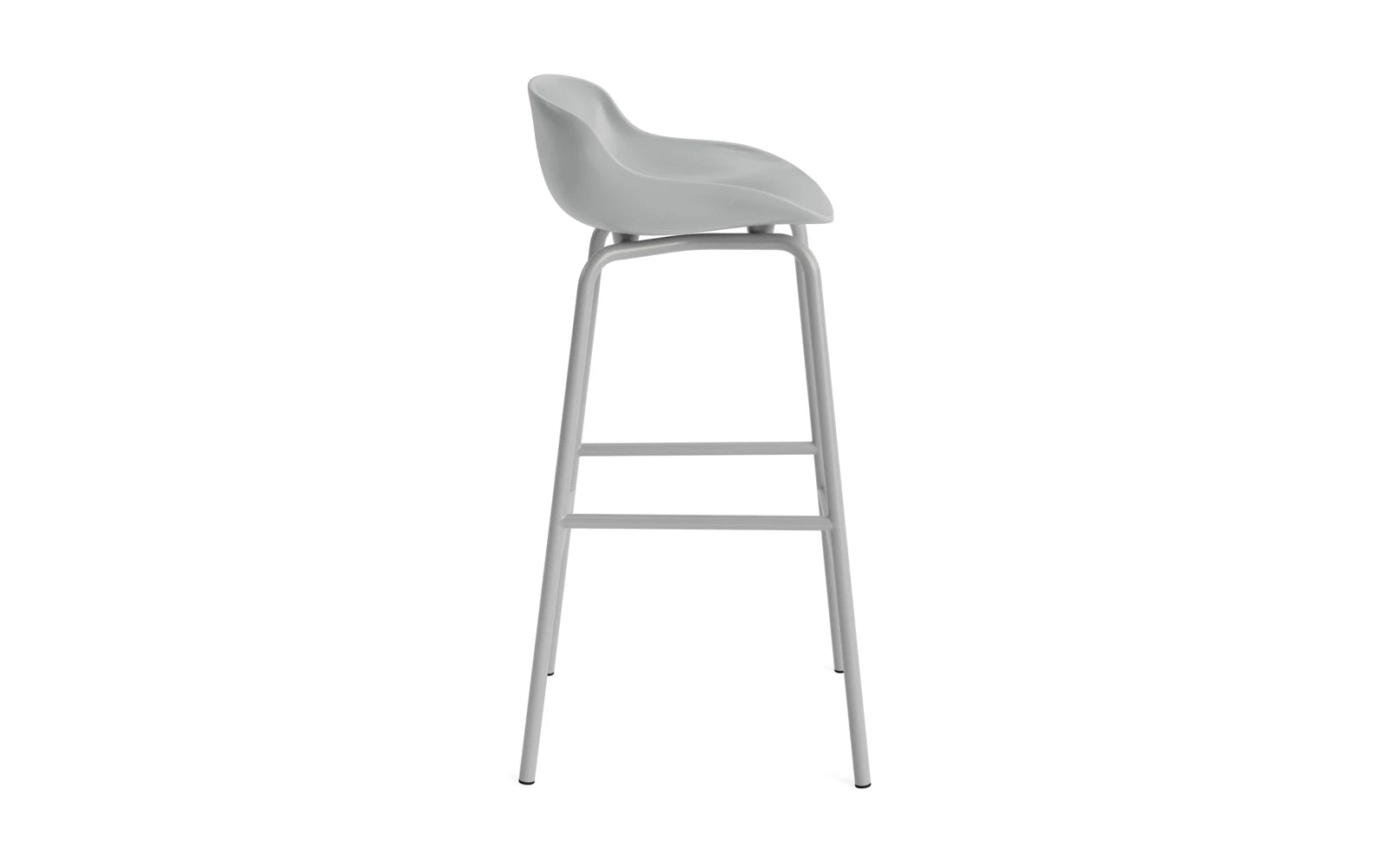 Moderner Hyg Barhocker von Normann Copenhagen, der durch seine schlichte Eleganz und bequeme Polsterung besticht – ideal für jede Bar.